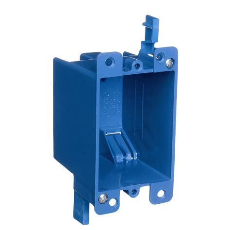 blue electrical outlet box|carlon old work electrical boxes.